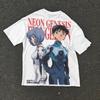 Neon Genesis Evangelion Ayanami Rei Asuka Stile Classico T-shirt a Manica Corta 2026 Estate Uomo Donna Cotone Tee Top