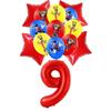 Amazing Tableware Birthday Party Decoration Digitaled Circus  Balloon Banner Cake Topper Party Supplies Baby Shower Decor Gifts