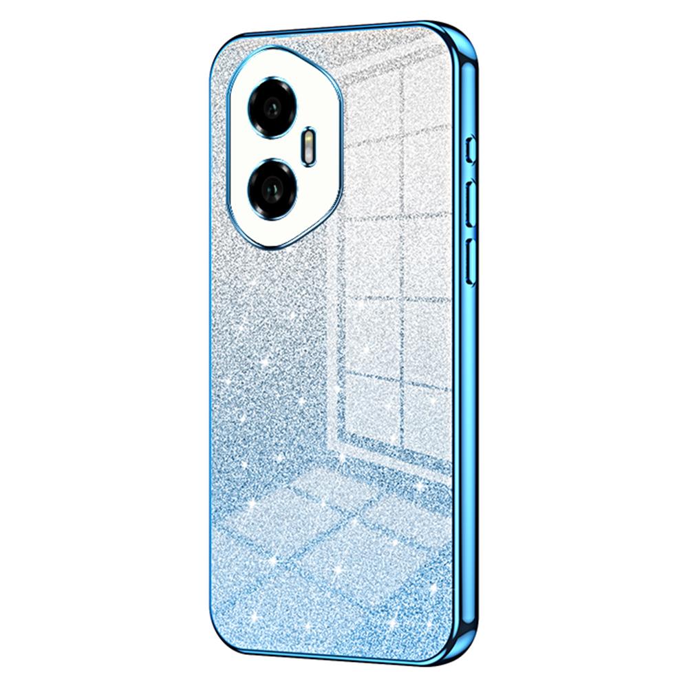 For Honor 300 Case Electroplating Gradient Glitter TPU Phone Cover