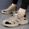Fashion Fashion Outdoor Walking Summer Flats Soft Leather Sandals Quick Dry Wading Aqua Shoes Man Slippers New Hollowed-out Mens Sandals