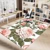 1PC Rose Pattern Carpet Ultra Soft, Thick & Absorbent, Non Slip Machine Washable Mat for Entryway