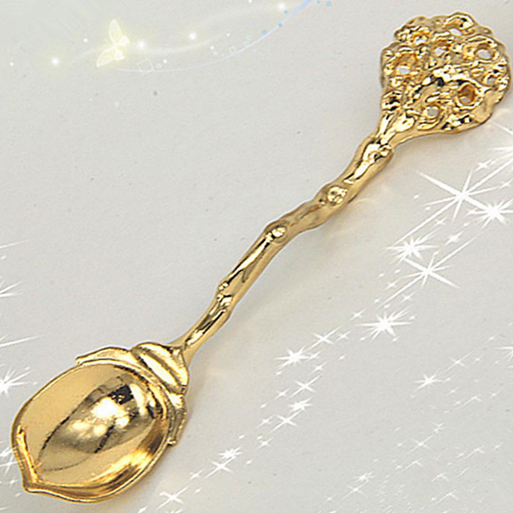 Retro Luxus Palaststil Kaffee Tee Mini Löffel Schaufel Besteck Set