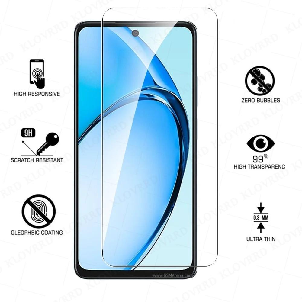 For Oppo A6 A5 A5i Pro A5x A3 A3x A18 A38 A58 A60 A78 A98 A79 A3S A5 A7 A12 A31 A9 A96 A93 A94 A95 A15s A16K A17k A76Tempered Glass Screen Protector