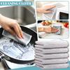 Multi-Layer Silver Fiber Kitchen Cleaning Cloths Set for Dishwashing and Oil Removal Durable and Non-Sticky Surface Cleaning Towels for Home Use