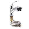 Faucet with Pull Out Sprayer Stainless Steel Ceramic Valve Cartridge Pull Out Kitchen Faucet for RVs Trailers Yachts