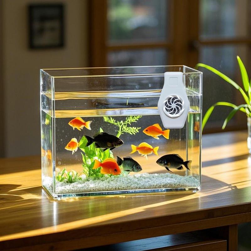 Aquarium Chillers Fan Compact Aquarium Chilling Fan 2 Wind Speed Adjustments Fish Tank Cooling Device For Home Living Room