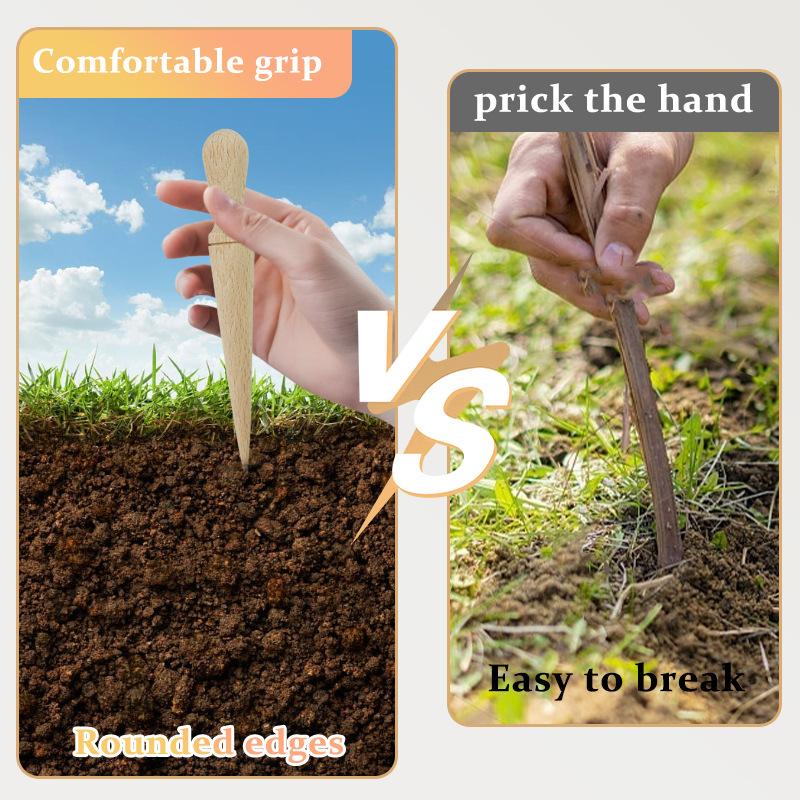 Plant Hole-punching Handle Hole-punching Seeder Seed Plant Gardening Hole-digging ToolPlanting Excavation