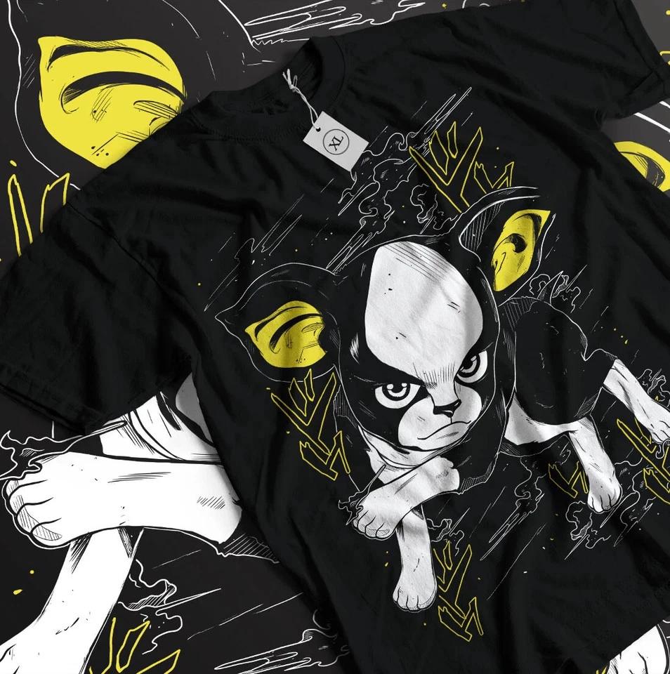 Iggy JoJo Bizarre Adventure TShirt Jotaro Kujo Tshirt Dio Giorno Shirt Black S