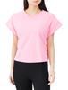 Adidas Short Sleeve Yoga Bliss Two Size Small Women's T-Shirt, KNS52, Pink/Grey (IS2983),