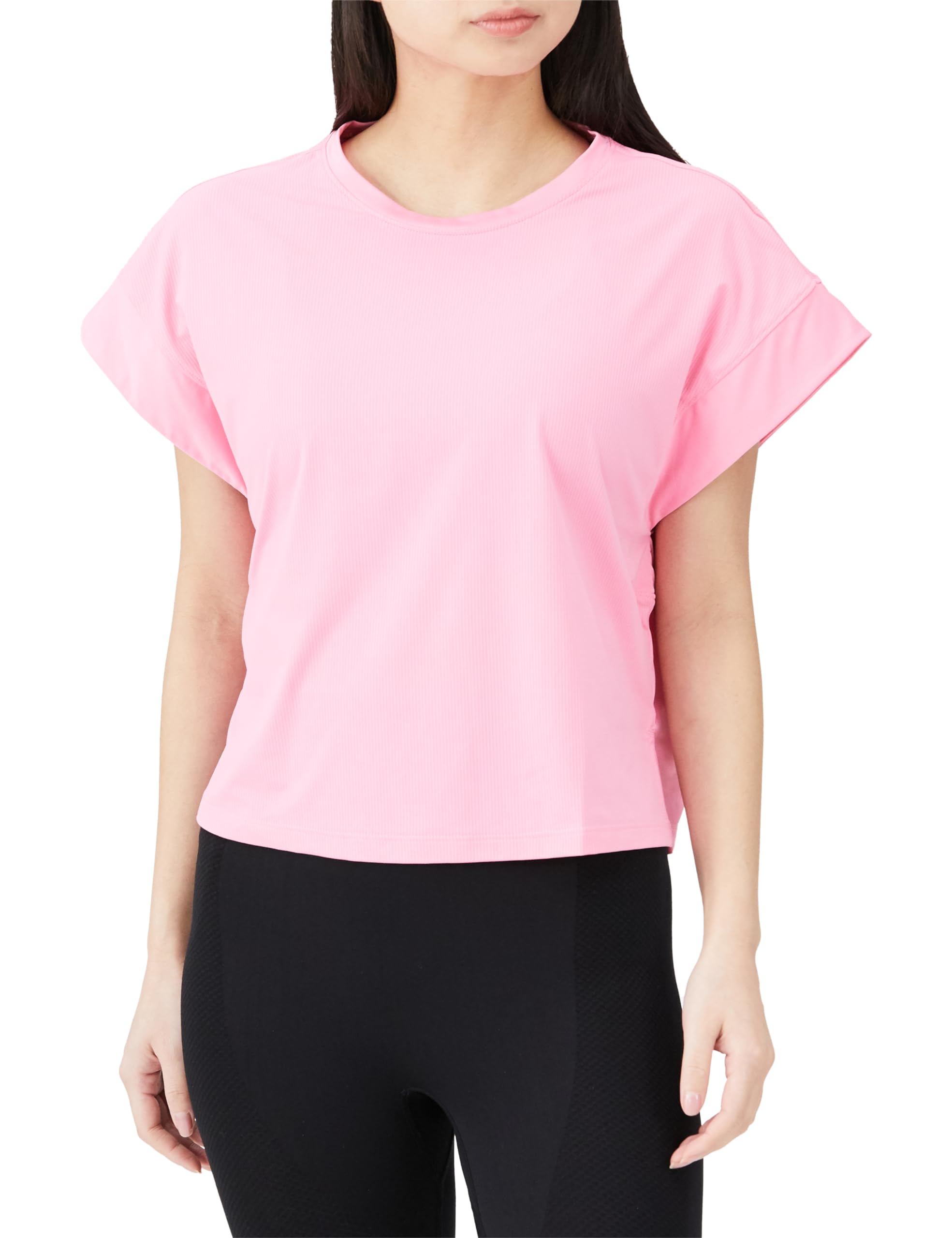 

Adidas Short Sleeve Yoga Bliss Two Size Small Women s T-Shirt, KNS52, Pink/Grey (IS2983),