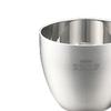 Sake Cup Stainless Double Hairline Sakura Made in Japan J-kitchens-SimpleBag Set, 18/8 Steel, Wall, Finish, Design, Pair, 58ml,