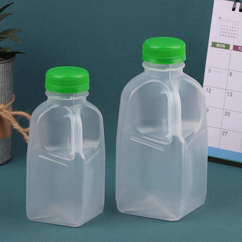 320/500Ml Clear Kids Water Bottle Empty Plastic Juice Bottle Pet Milk Beverage Bottle With Lid Camping Hiking Drinking Container