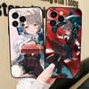 Lynette Anime Game Genshin Impact Phone Case For IPhone 17 Air 16 15 14 13 Pro Max 11 12 Black Silicone Cover