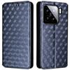 For Xiaomi 15 Wallet Case Rhombus Imprinted Leather Phone Cover