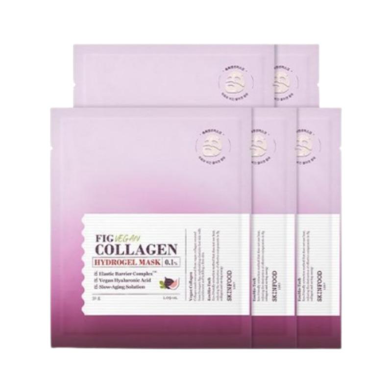 Skinfood Fig Vegan Collagen Hydrogel Mask 5 Sheets