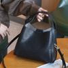 2025 Autumn Winter New Cowhide Vegetable Basket Bag Single Shoulder Handbag Genuine Leather Women's Bag Commuter Crossbody Bag