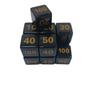 10st 14mm 0,55" Akryl Battle Deck Exklusiva Skade Räknare Tärningar för Pokemon Spel