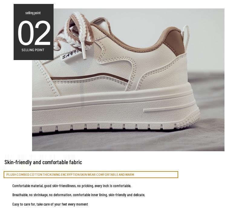 2025 Spring Women's White Breathable Versatile Sneakers - Casual Canvas with Soft Sole for Spring & Autumn