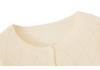 Women's 100% Wool Round Neck Cardigan - Autumn/Winter Versatile Short Sweater Coat