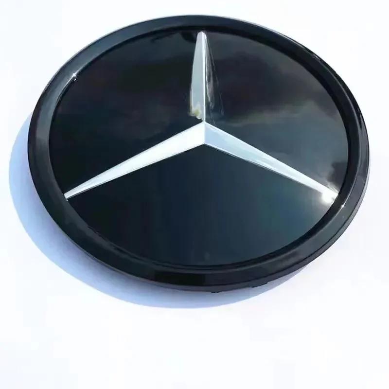 1ks znak hvězdy na přední mřížku, zrcadlový emblém, 3D ABS logo pro Mercedes-Benz třídy W205 W176 W212 W218 C117 CLA GLA CLS GLC
