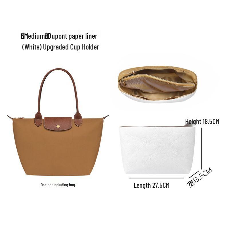Longxiang Leichte DuPont-Papier-Tasche in Tasche: Innentasche in großen, mittleren und kleinen Größen, stützende Form, wasserdicht, Aufbewahrungstaschen.