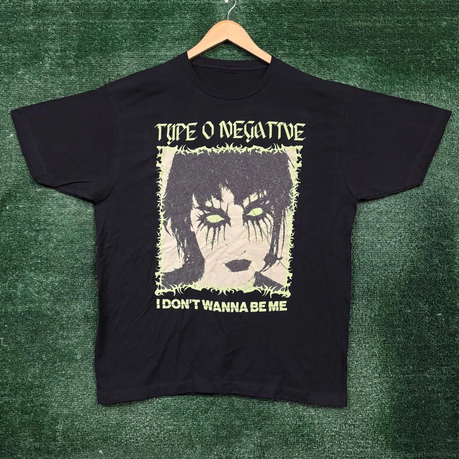 

Type O Negative I Don t Wanna Be Me Gothic Metal Band T-shirt Size 2XL M