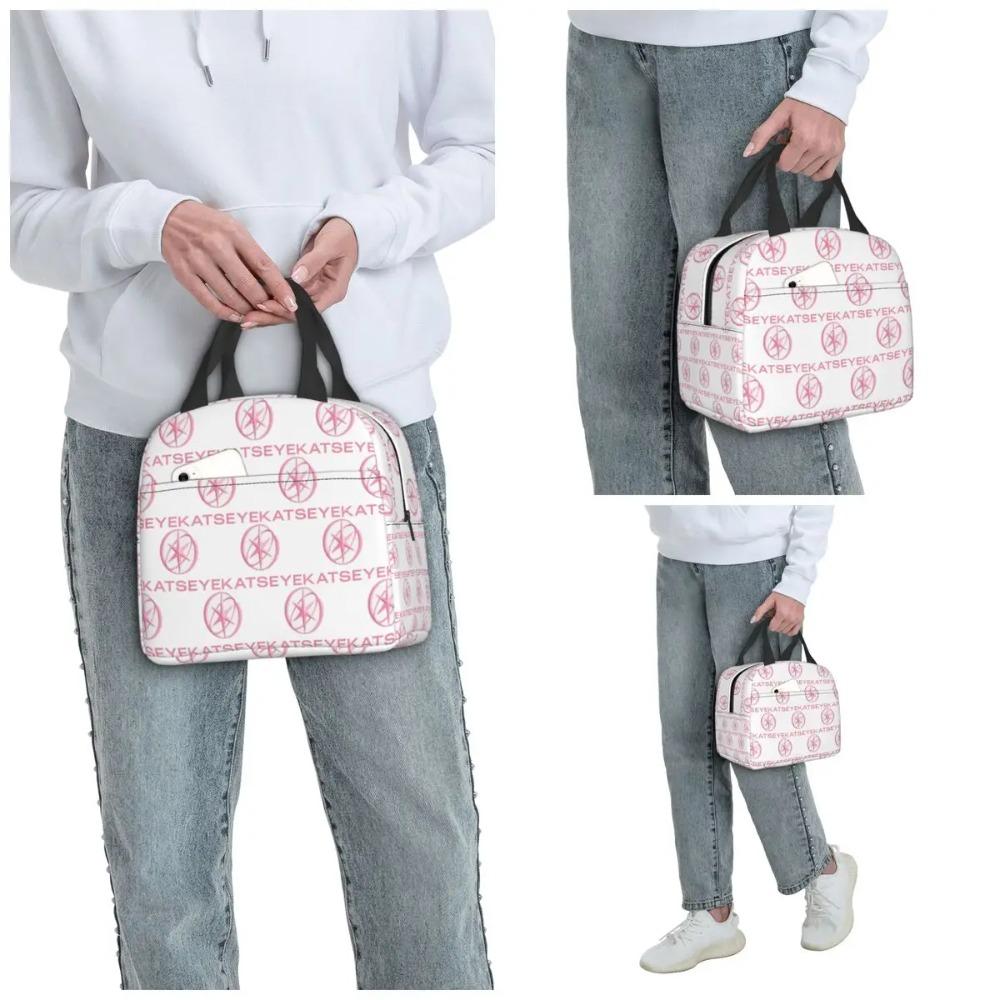 KATEYE Kpop Group Insulated Lunch Bag for Women Office Cooler Thermal Food Box Tote Leakproof Lunch Boxes Container