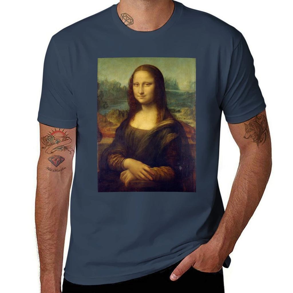 Leonardo Da Vinci Mona Lisa (1506) Tshirt Unisex T Shirt Cotton T Shirt For Unisex Tshirt