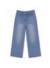 Men's Retro Washed Wide-Leg Jeans - European & American Vintage Style