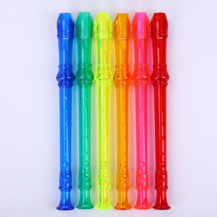 Cross Swan 8-Hole Student Children s German Plastic Recorder Flute прозрачный розовый