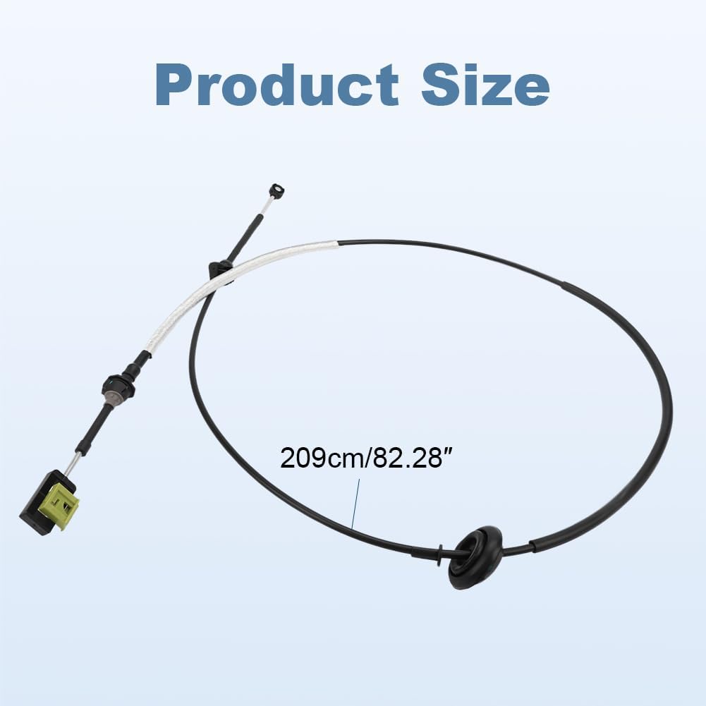 Automatic Transmission Gear Shift Cable Replacement for YC2Z-7E395-AC YC2Z7E395AC Compatible with Ford Econoline E-150 E-250 E-350 1997-2004 Shifter