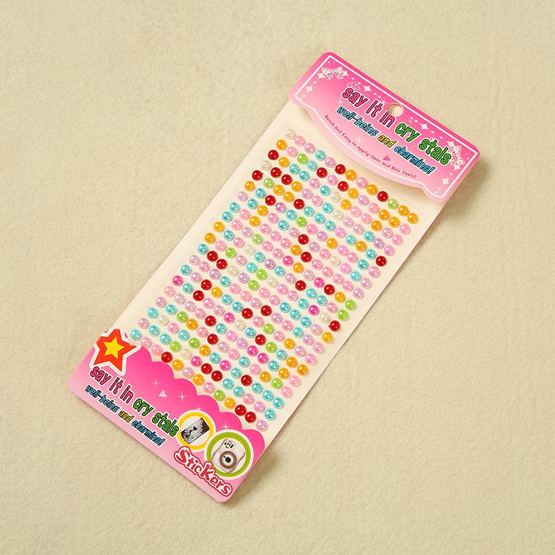 Children's 3D Crystal Gem Cartoon Stickers: Shiny Princess Rewards & Educational Stationery