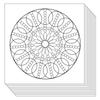 24-seitiges Mandala Malbuch Malbuch Graffiti Zeichnung Erwachsenen Stressabbau