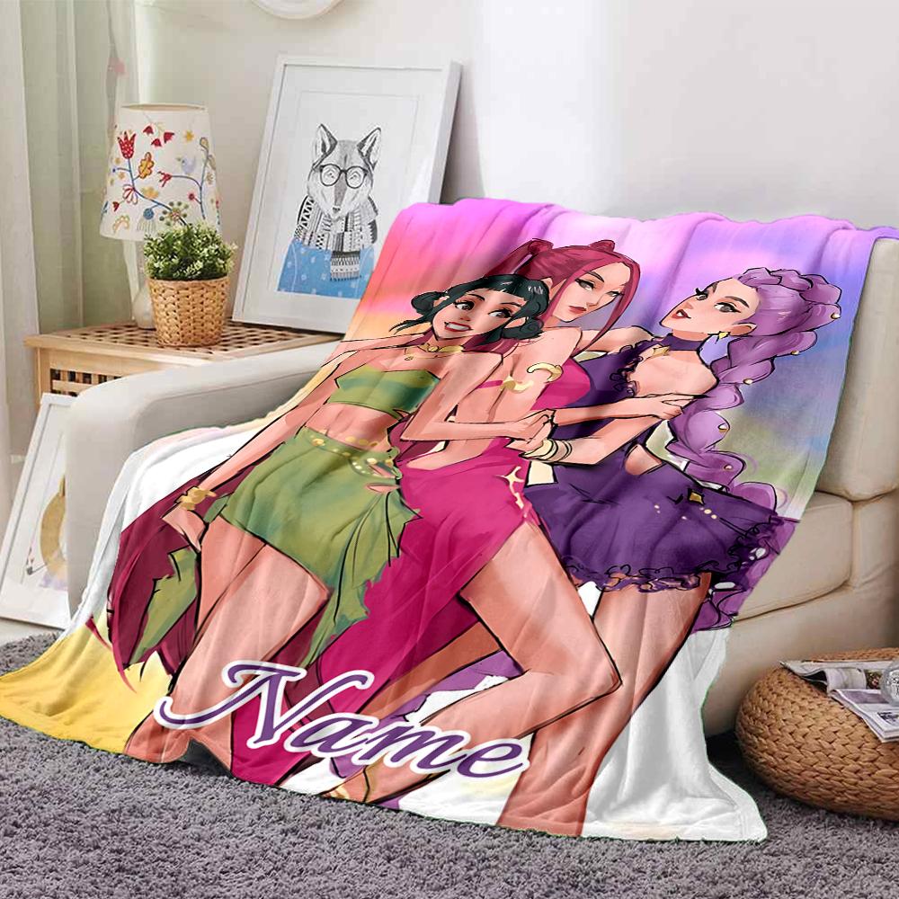Custom Name Hunter'S Purple Dream Party Blanket For Couch Bed Plush Cozy Fuzzy Blanket Super Soft Warm Blankets For Fall And Winter 0916206