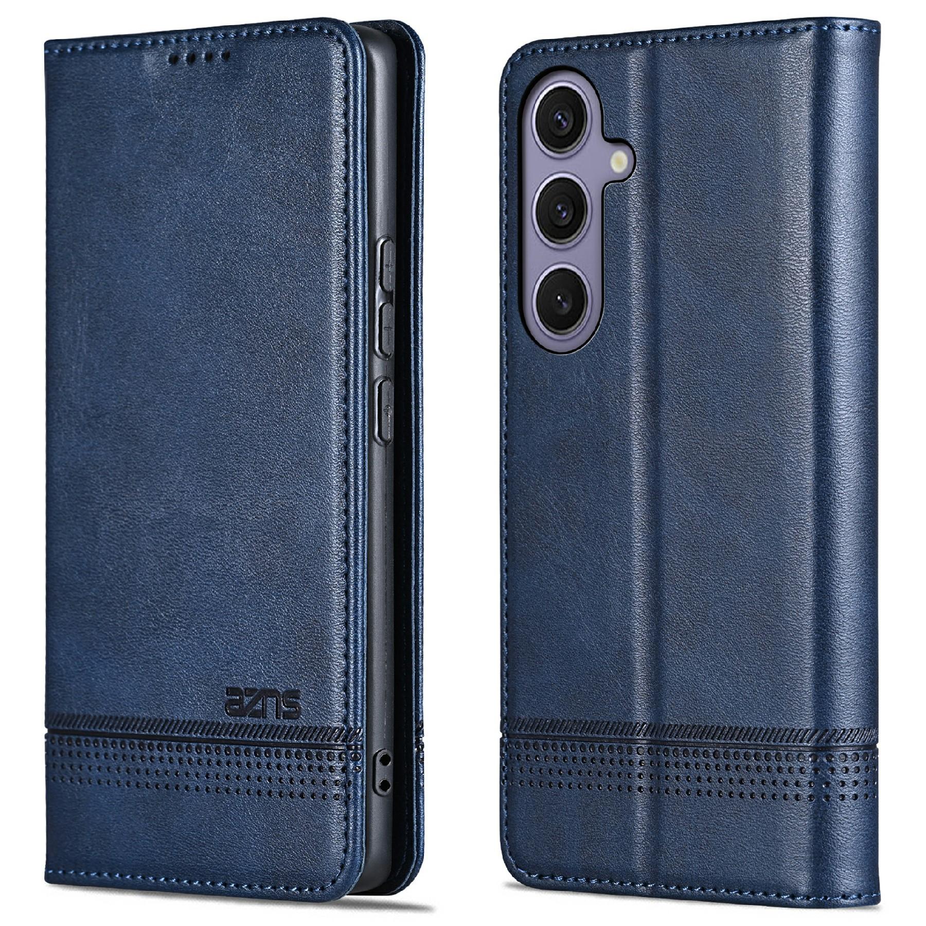 

AZNS For Samsung Galaxy A26 5G Case Cowhide Texture PU Leather Wallet Phone Cover D