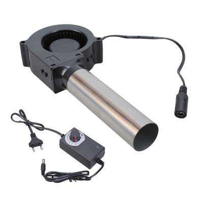 BBQ Air Blower Portable BBQ Fan Air Blower Handheld Barbecue Fan Low Noise Extractor for Kitchen Bathroom Garage
