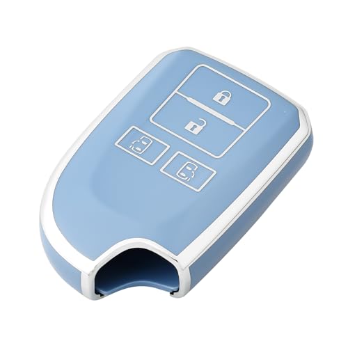 

[OFFCURVE] Чехол для ключа Toyota Hiace, 4 кнопки, Двусторонняя сдвижная крышка, Серия HIACE200, Ударопрочный, Устойчивый к царапинам, Брелок для ключей, Стильный, Мягкий на ощупь