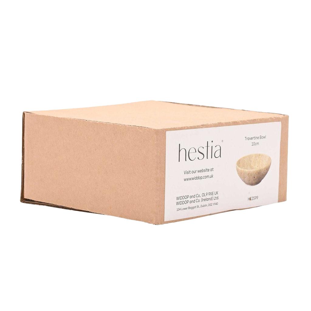 Hestia Travertine Decorative Bowl