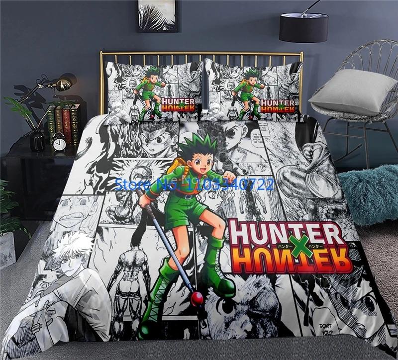 Anime HUNTER X Printed Bedding Set  Duvet Cover Set 3D Print Comforter Cover Bedclothes Bedding Sets Bedroom Decor