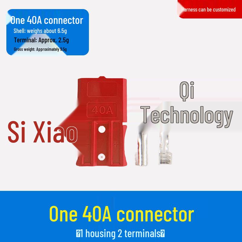Anderson Electric Forklift Battery Charging Connector Plug for 50A, 80A, 120A, 175A, and 350A.