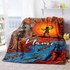 Aboriginal Art Home Customize Your Name Blankets Comfortable Soft Lightweight Allseason Multipurpose Blanket For Picnics Sofas Offices Beds Living