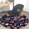 1pc Christmas Gingerbread Man Candy Cane Snowflake Chair Mat - Anime Cartoon Design, Non-Slip Carpet for Office Chair, Home Decor, Living Room, Bedroo