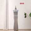 European and American Heavy Industry Beaded Tube Top Sequined Hip Pendant Long Party Dinner Dress Dress