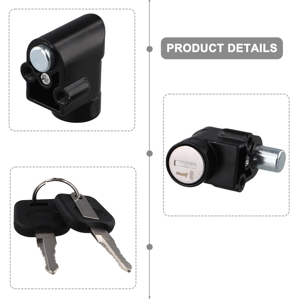 For / Battery Case Power Lock& Key For / 1 Battery Case 1-2 Battery