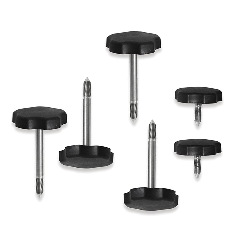 Window Surround Knobs Compatible For JK 6EA 4 Door 2007-2018 (4 Long +2 Short) Replacement Easy To Install Part Supplies