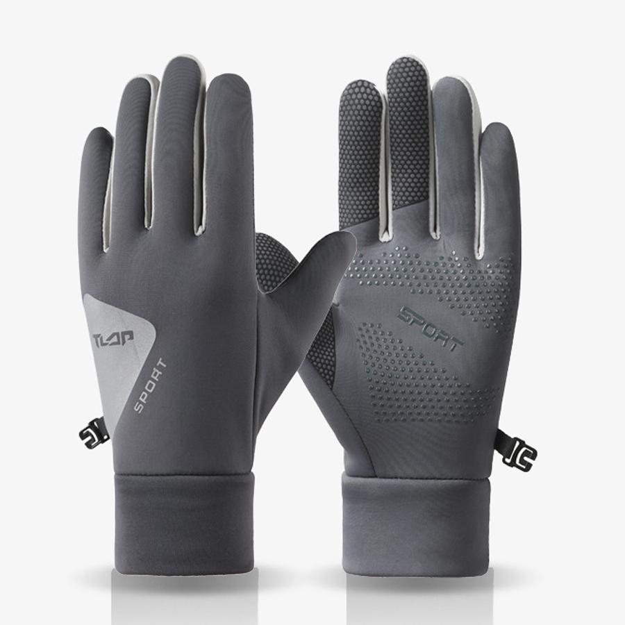 Women's Winter Velvet Warm Outdoor Running Anti Slip Touch Screen Windproof and Warm Mountaineering Rider Gloves for Men