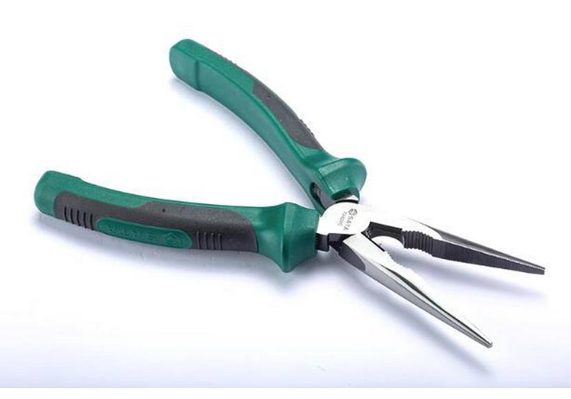 SATA Genuine Labor-Saving Needle-Nose Pliers - 6-inch (72401B) & 8-inch (72402B) Chrome Vanadium Steel