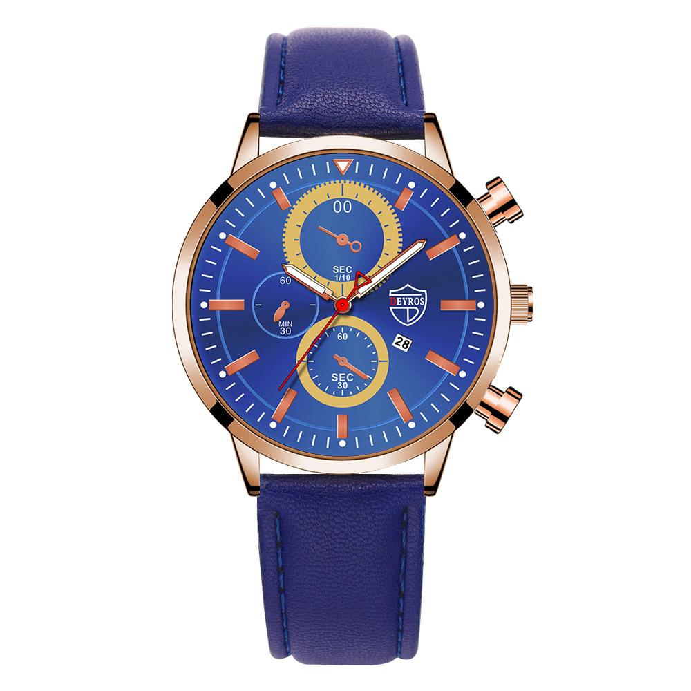 Steel Belt Watch Men'S Classic Automatic Luminous Calendar Quartz Watch
