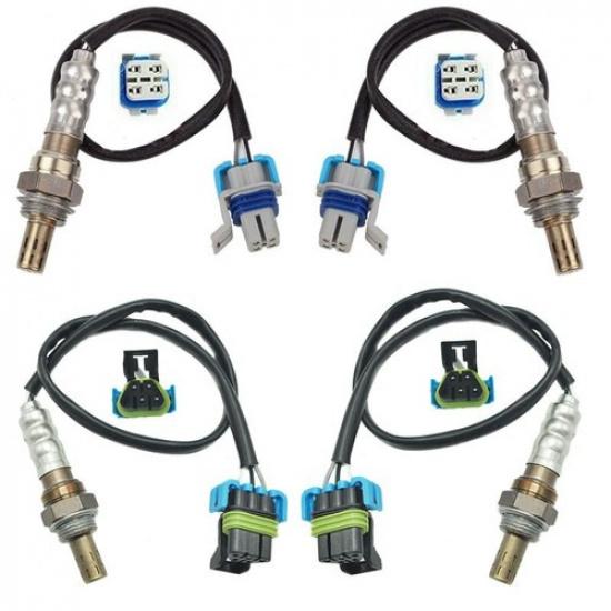4X O2 Oxygen Sensor Upstream + Downstream For Chevrolet Silverado GMC Sierra 6.0