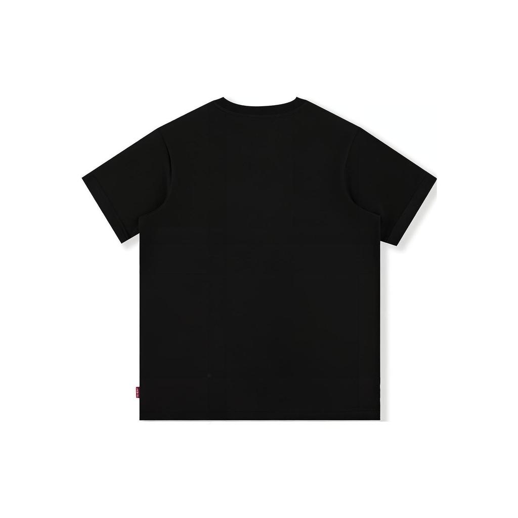 Levis Printed Letter Crew Neck T-Shirt Men Tops Black A4391-0001